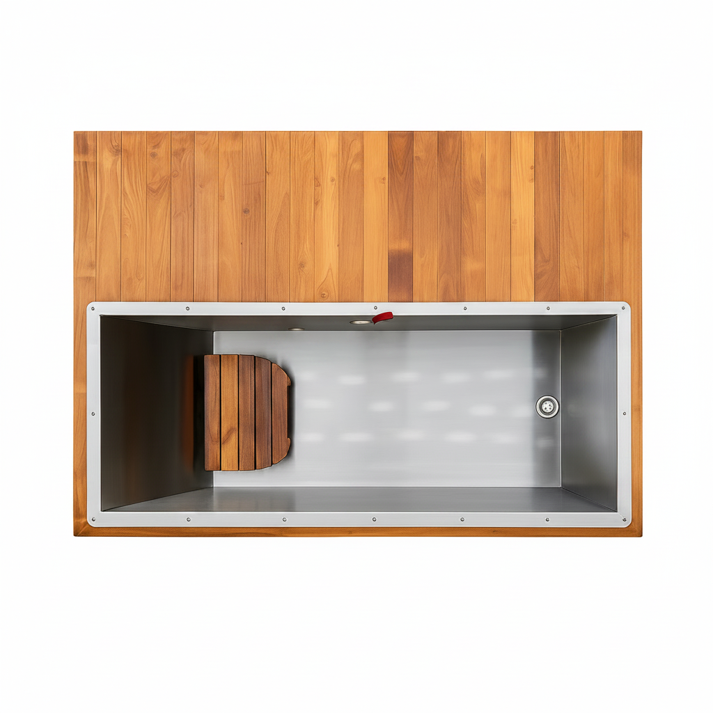 TimberChill Glacier Pro Cedar Cold Plunge
